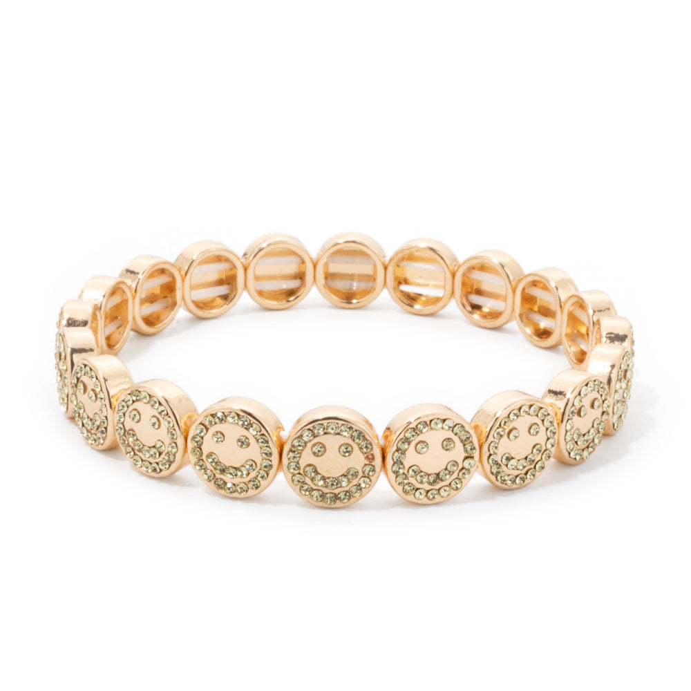 Smile Bracelet with Gold-Coloured Details