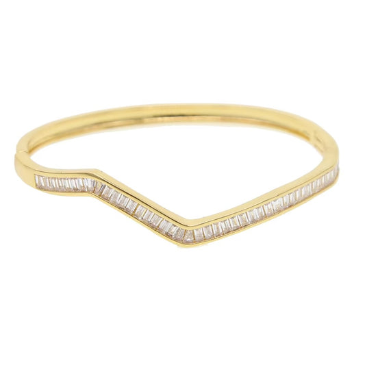 Zigzag Bracelet White - Happy gems